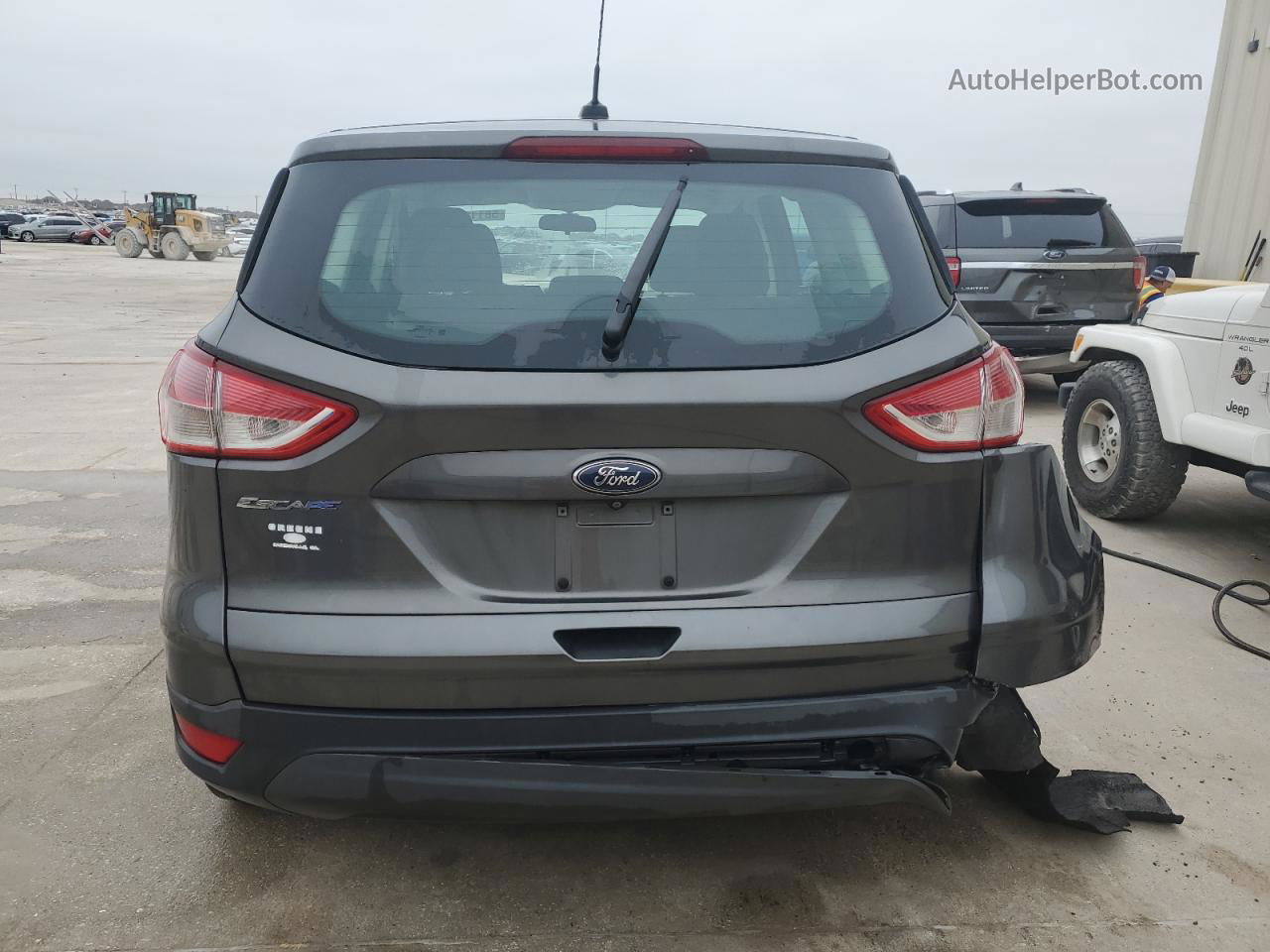 2016 Ford Escape S Gray vin: 1FMCU0F74GUA62392