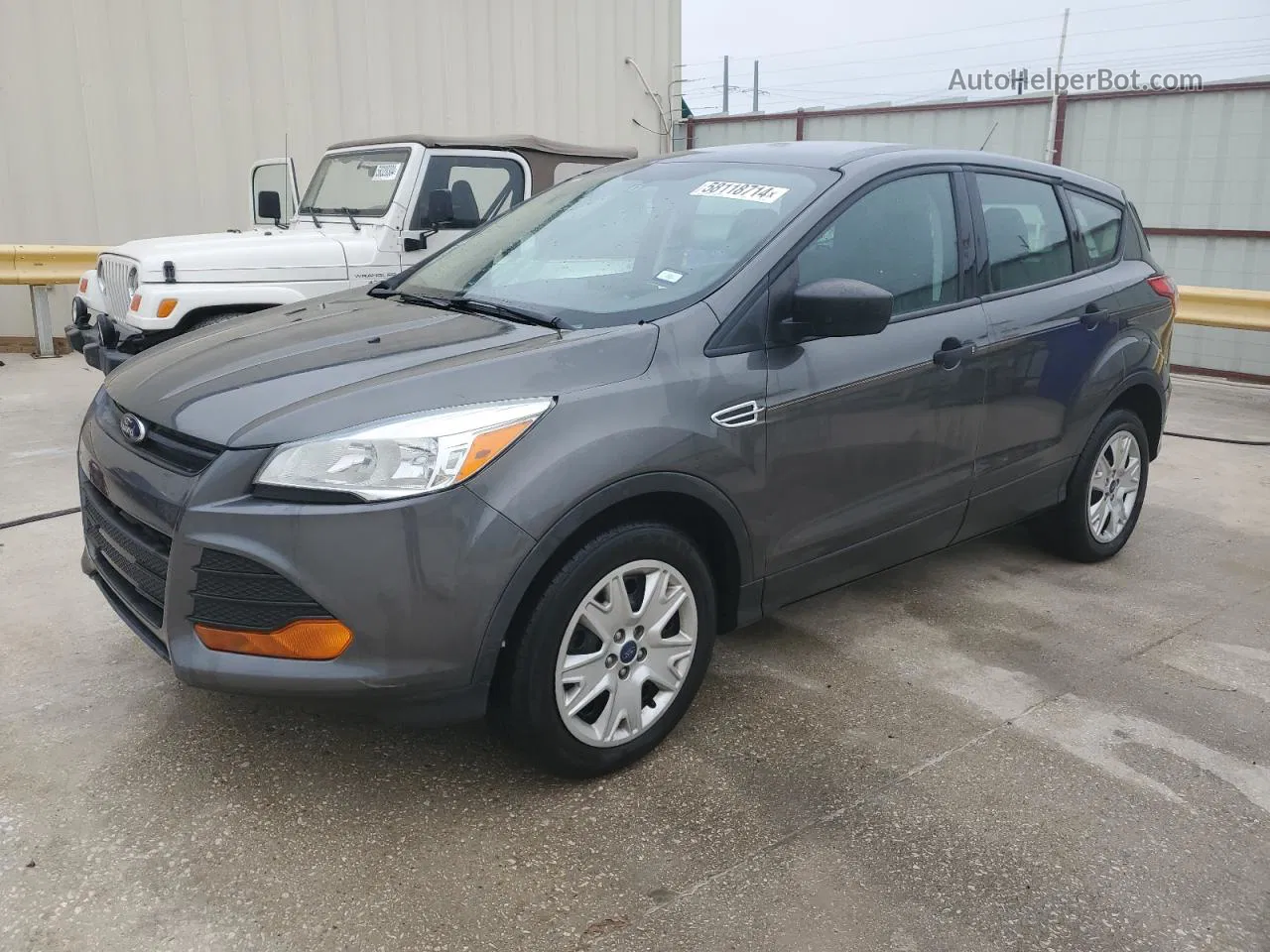 2016 Ford Escape S Серый vin: 1FMCU0F74GUA62392