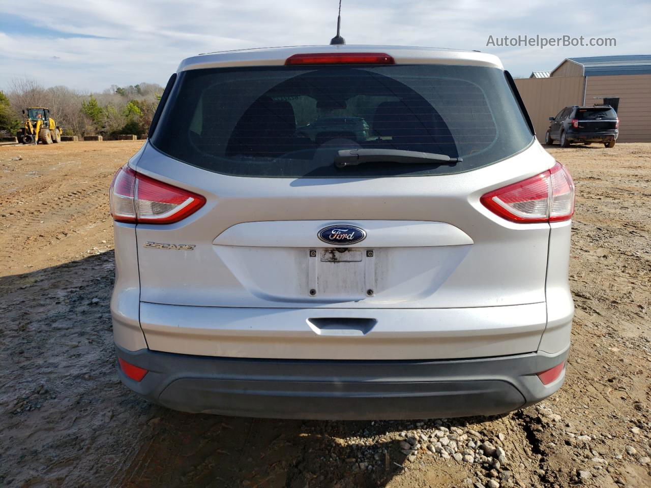 2016 Ford Escape S Silver vin: 1FMCU0F74GUB43585