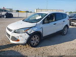 2016 Ford Escape S White vin: 1FMCU0F74GUC19970