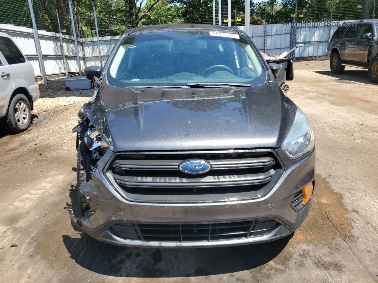 2017 Ford Escape S Серый vin: 1FMCU0F74HUB12600