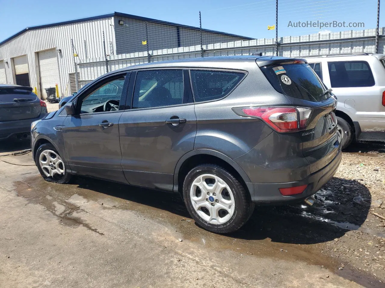 2017 Ford Escape S Gray vin: 1FMCU0F74HUB12600