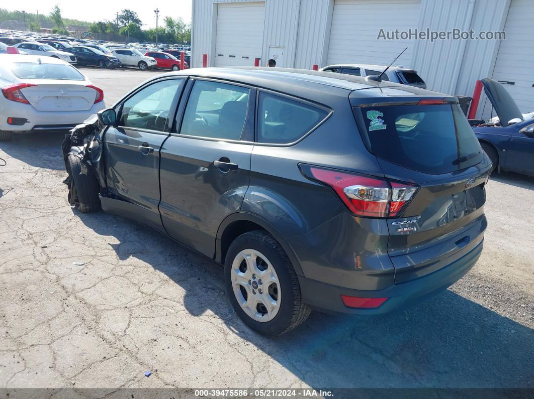 2017 Ford Escape S Gray vin: 1FMCU0F74HUB74952