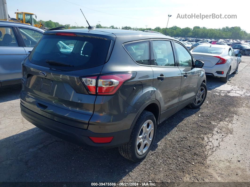 2017 Ford Escape S Gray vin: 1FMCU0F74HUB74952