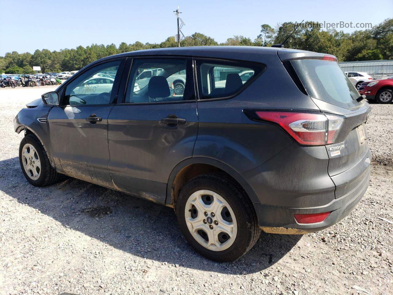 2017 Ford Escape S Gray vin: 1FMCU0F74HUB95574