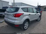 2019 Ford Escape S Silver vin: 1FMCU0F74KUA72235