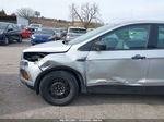 2019 Ford Escape S Silver vin: 1FMCU0F74KUA72235