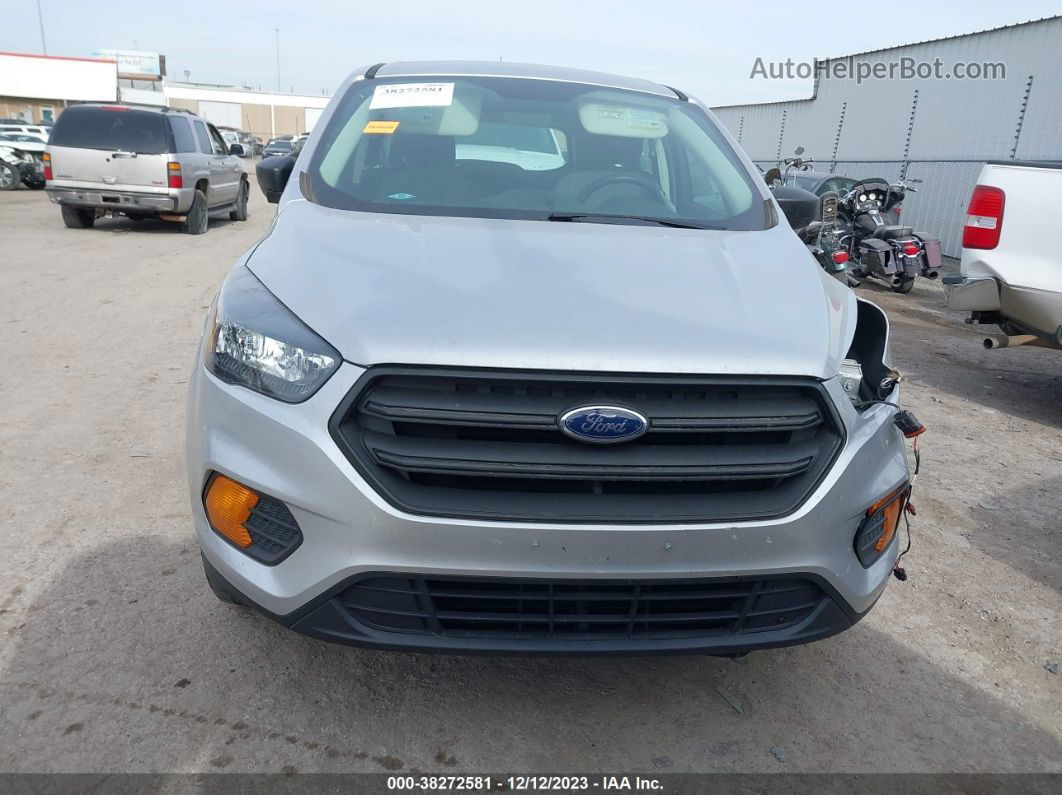 2019 Ford Escape S Silver vin: 1FMCU0F74KUA72235