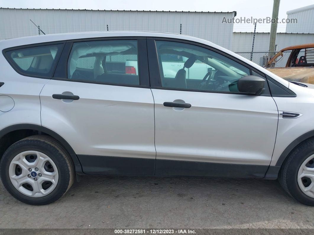 2019 Ford Escape S Silver vin: 1FMCU0F74KUA72235