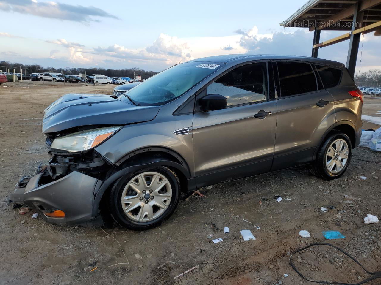 2013 Ford Escape S Gray vin: 1FMCU0F75DUB28511