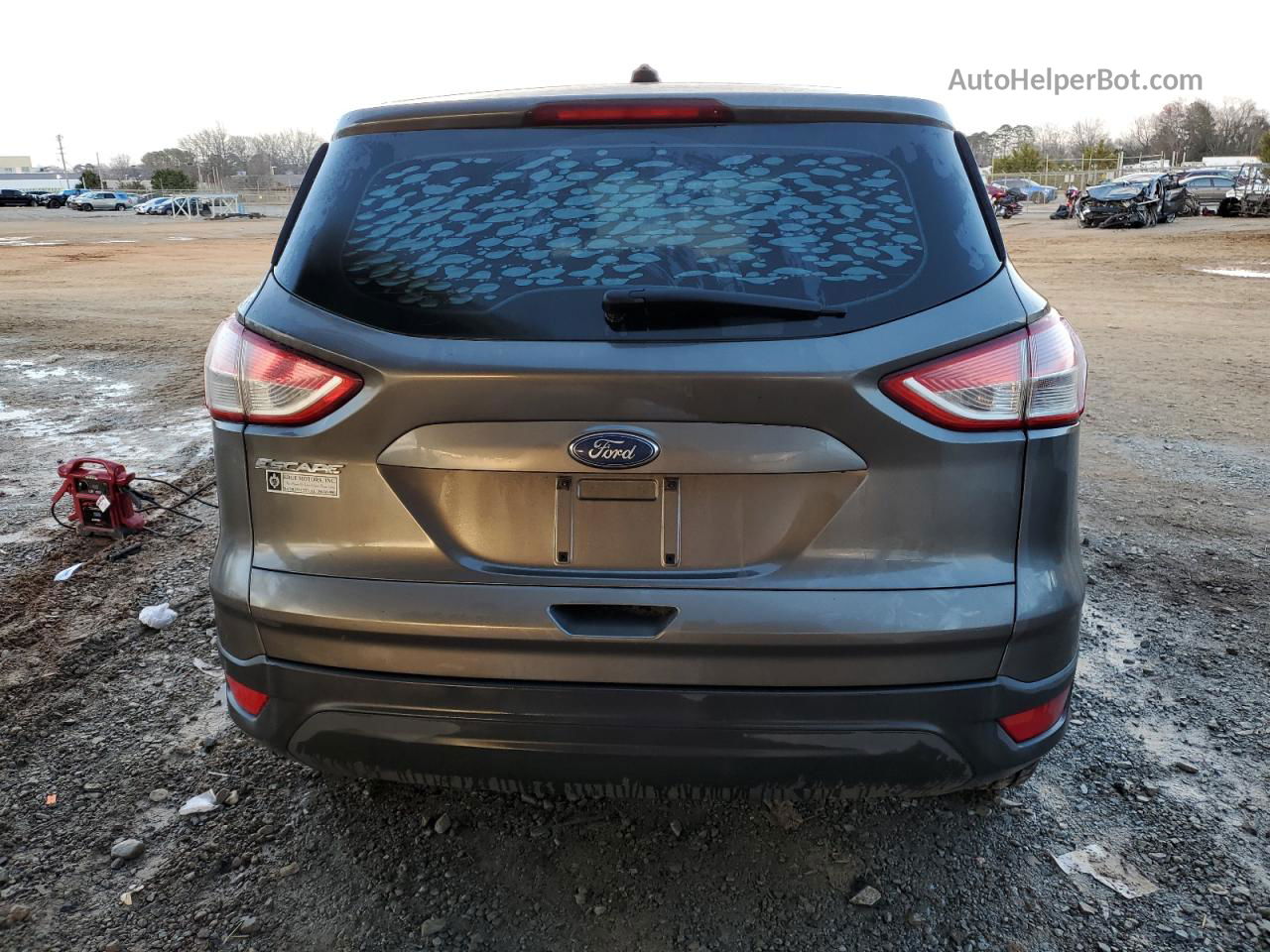 2013 Ford Escape S Gray vin: 1FMCU0F75DUB28511