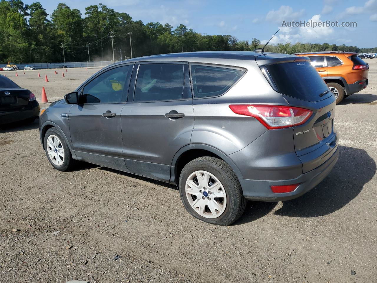 2014 Ford Escape S Gray vin: 1FMCU0F75EUC29758