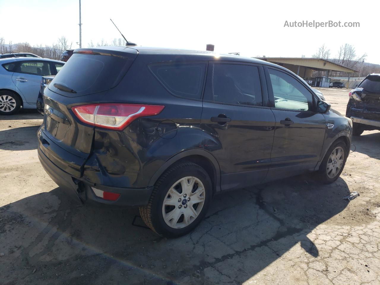 2014 Ford Escape S Черный vin: 1FMCU0F75EUD31108