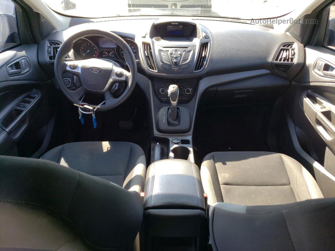 2014 Ford Escape S Черный vin: 1FMCU0F75EUD31108