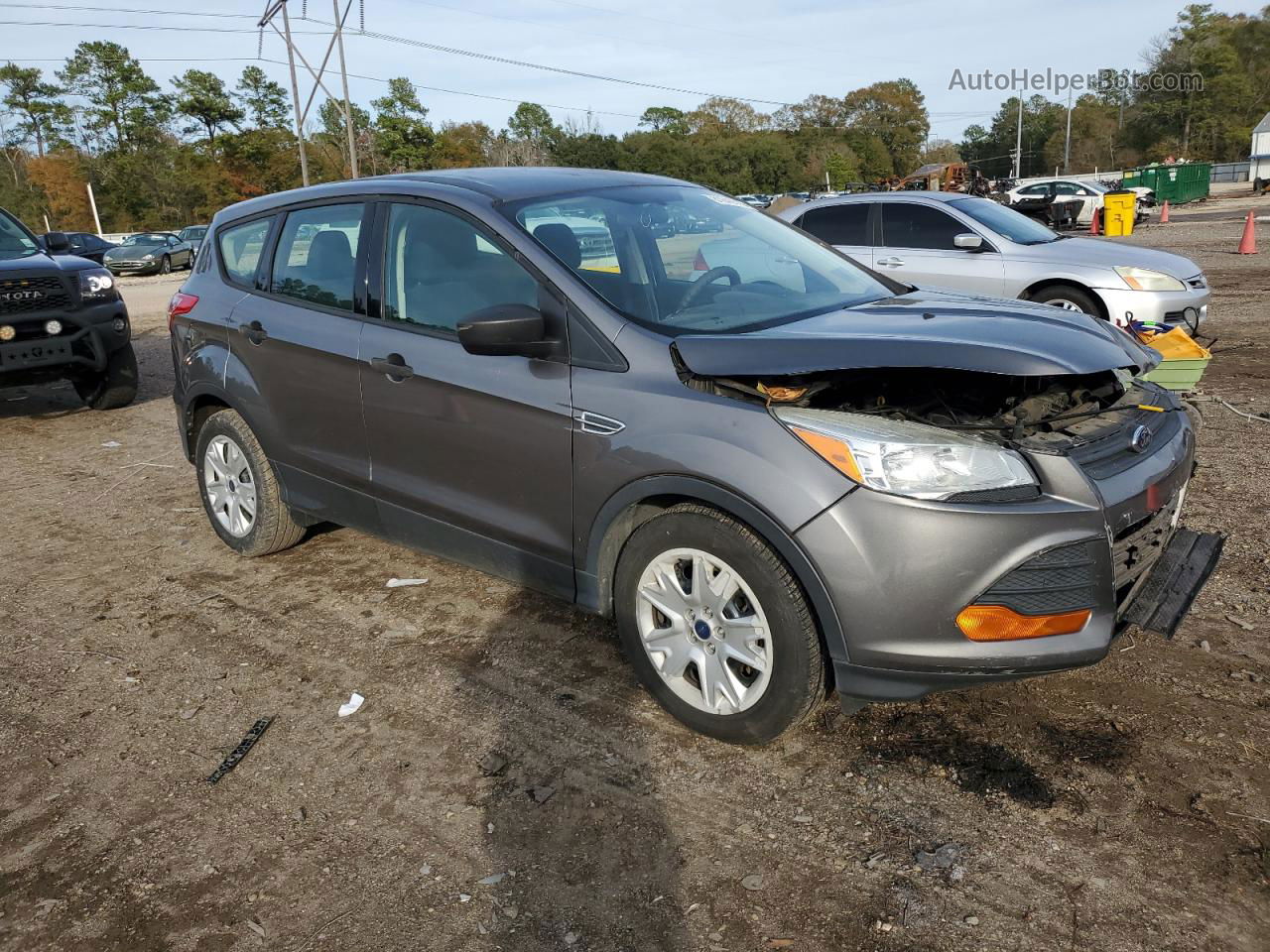 2014 Ford Escape S Gray vin: 1FMCU0F75EUD63234