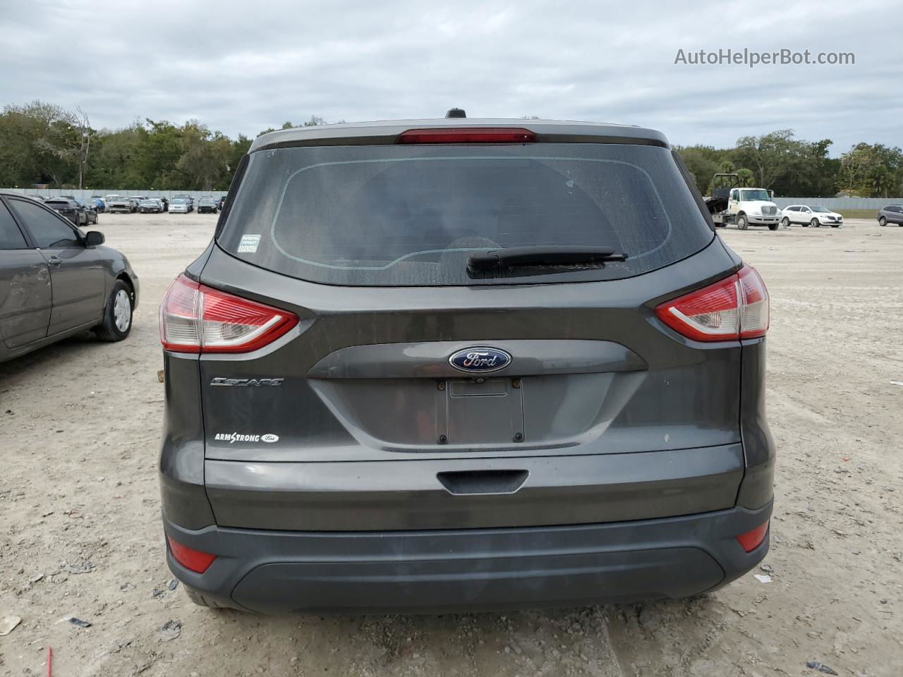 2015 Ford Escape S Серый vin: 1FMCU0F75FUA74291