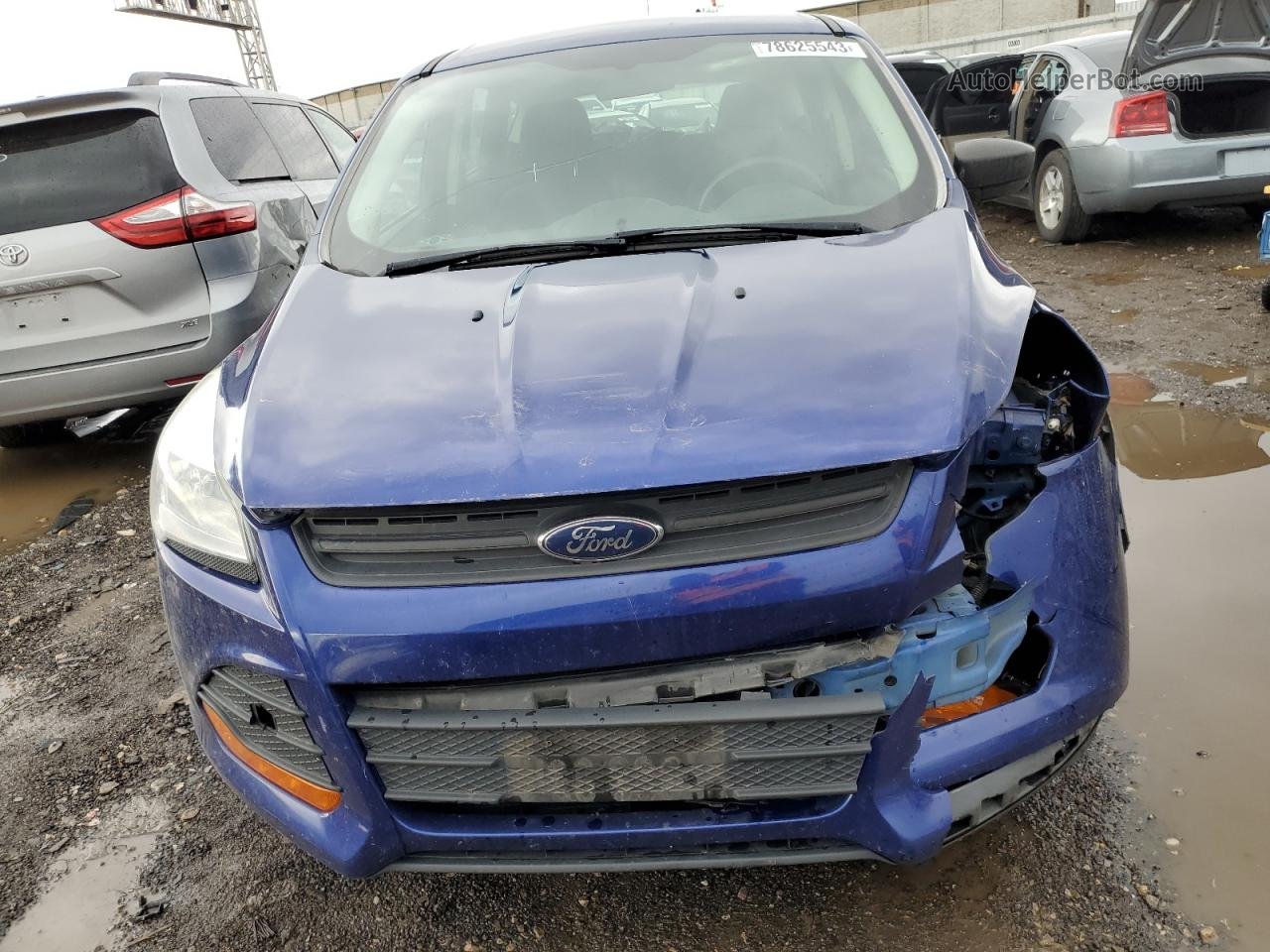 2015 Ford Escape S Blue vin: 1FMCU0F75FUA75912