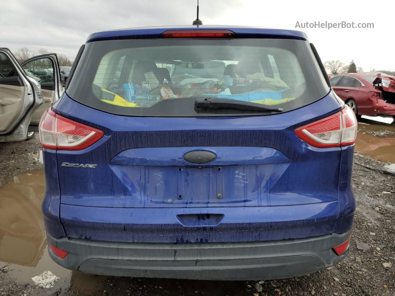 2015 Ford Escape S Blue vin: 1FMCU0F75FUA75912