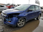 2015 Ford Escape S Blue vin: 1FMCU0F75FUA75912