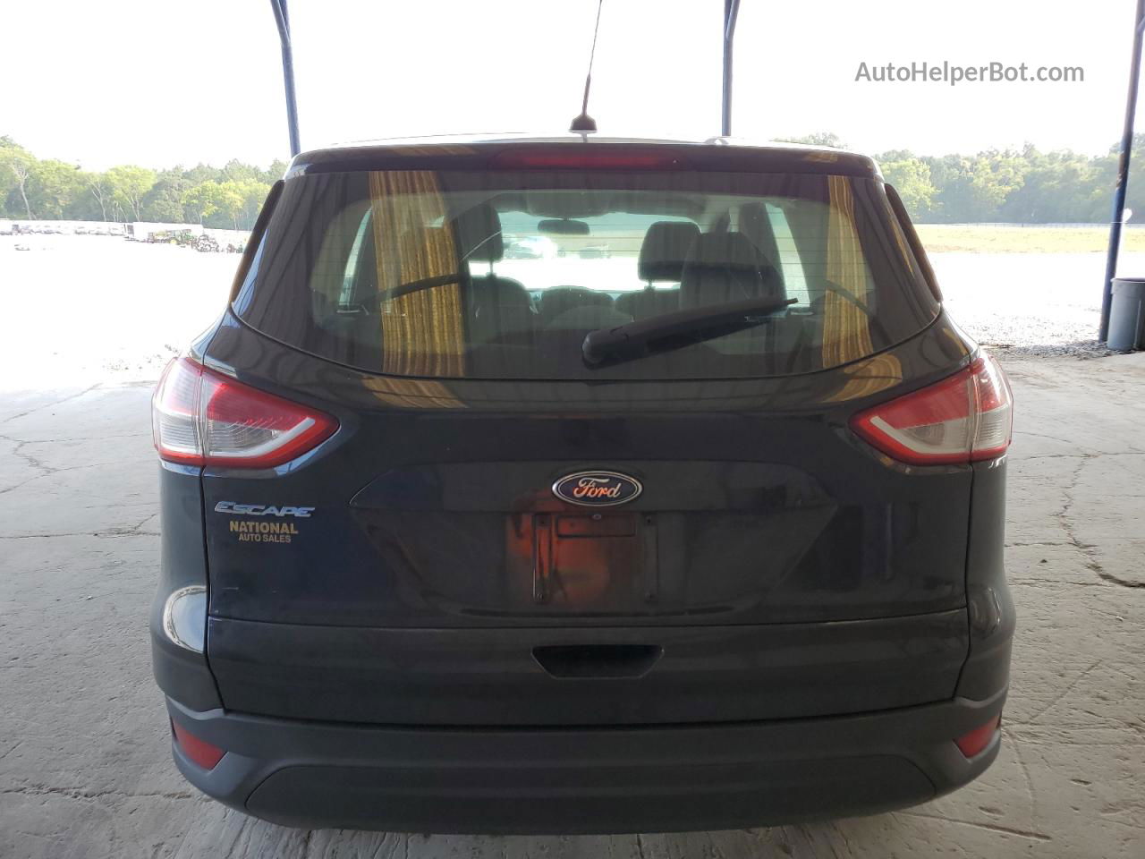 2015 Ford Escape S Black vin: 1FMCU0F75FUB47434