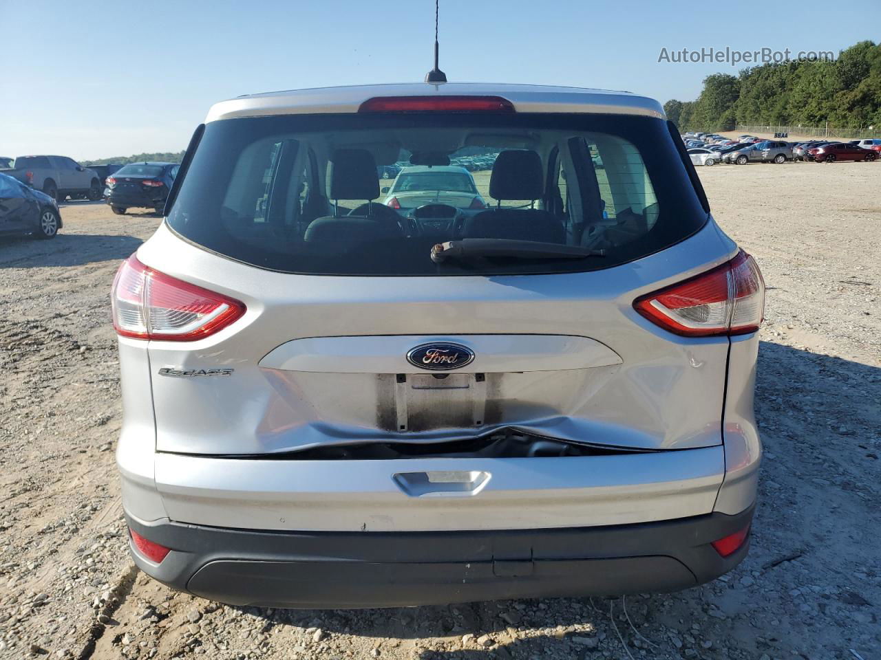 2015 Ford Escape S Silver vin: 1FMCU0F75FUB87612