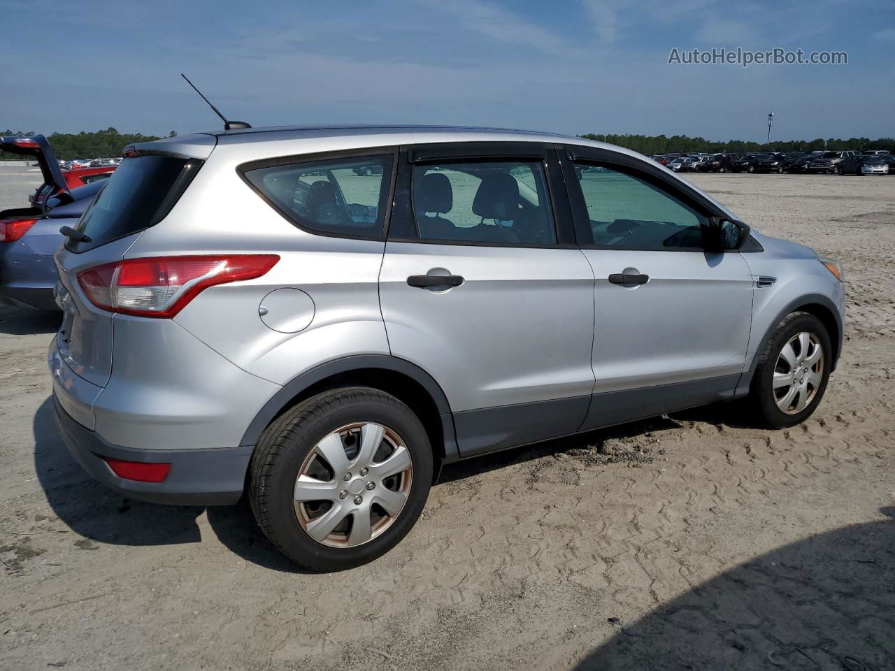 2015 Ford Escape S Silver vin: 1FMCU0F75FUC40311