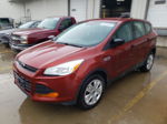 2016 Ford Escape S Red vin: 1FMCU0F75GUA07529