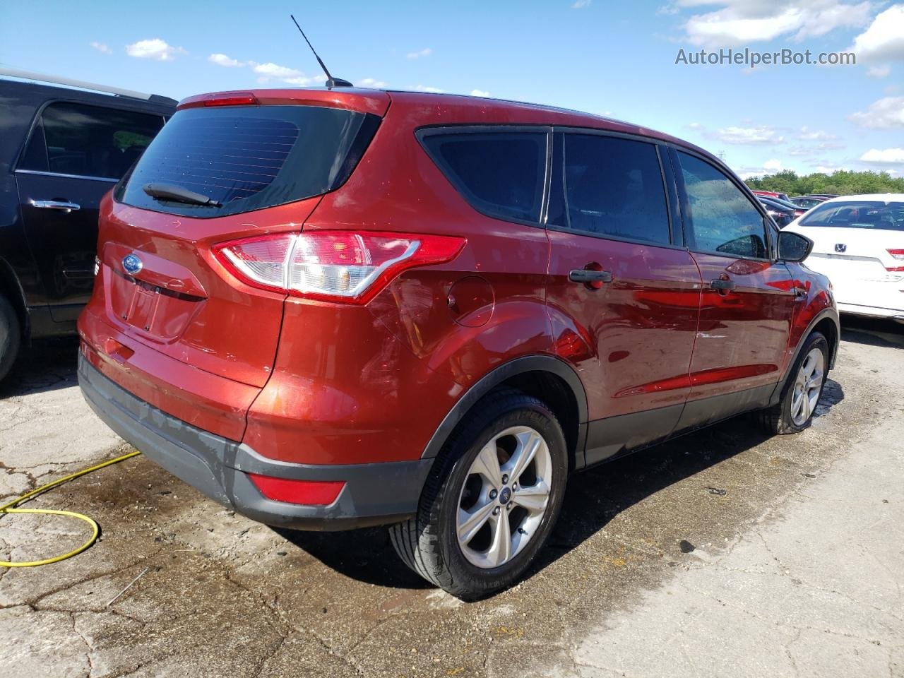 2016 Ford Escape S Orange vin: 1FMCU0F75GUA92632