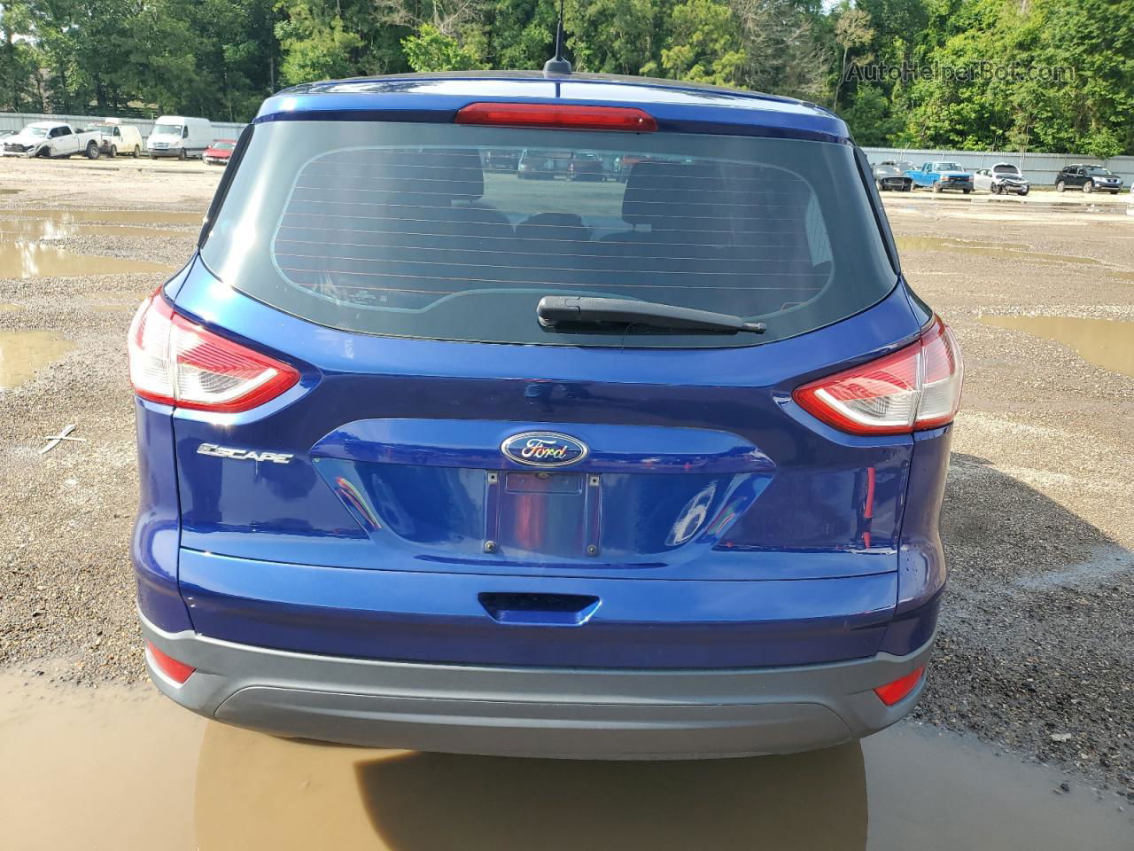 2016 Ford Escape S Blue vin: 1FMCU0F75GUB03628