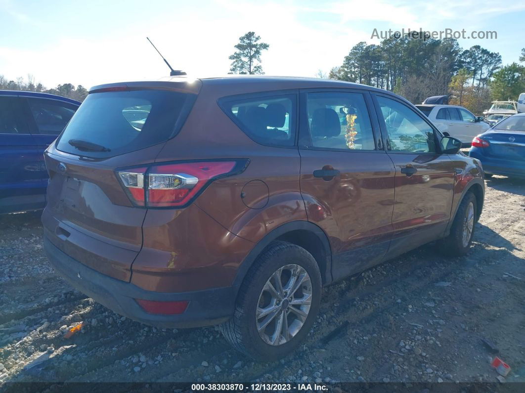 2017 Ford Escape S Orange vin: 1FMCU0F75HUC42742