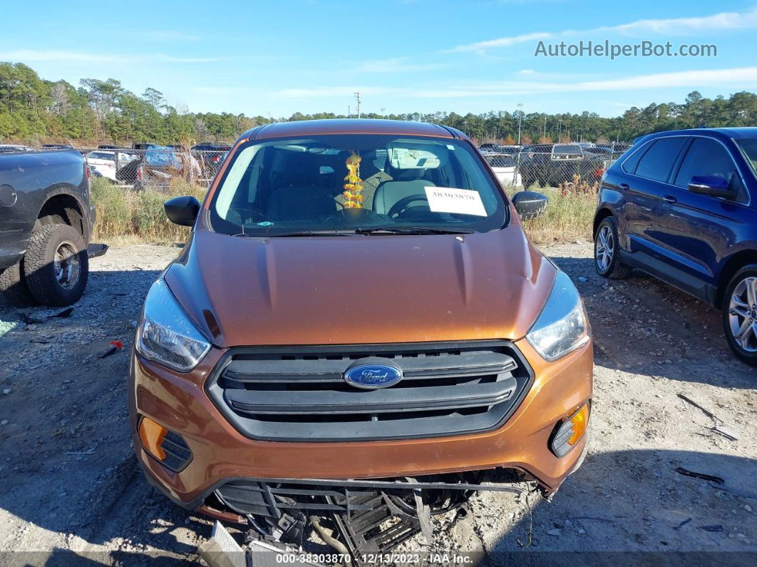 2017 Ford Escape S Orange vin: 1FMCU0F75HUC42742