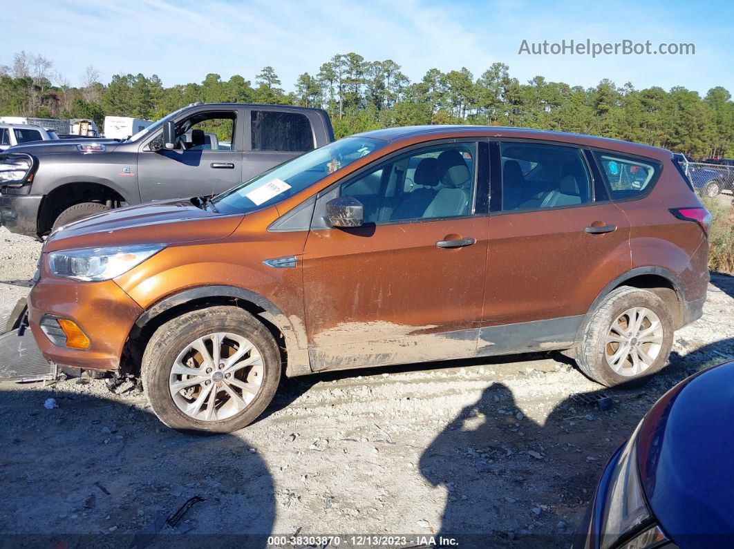 2017 Ford Escape S Orange vin: 1FMCU0F75HUC42742