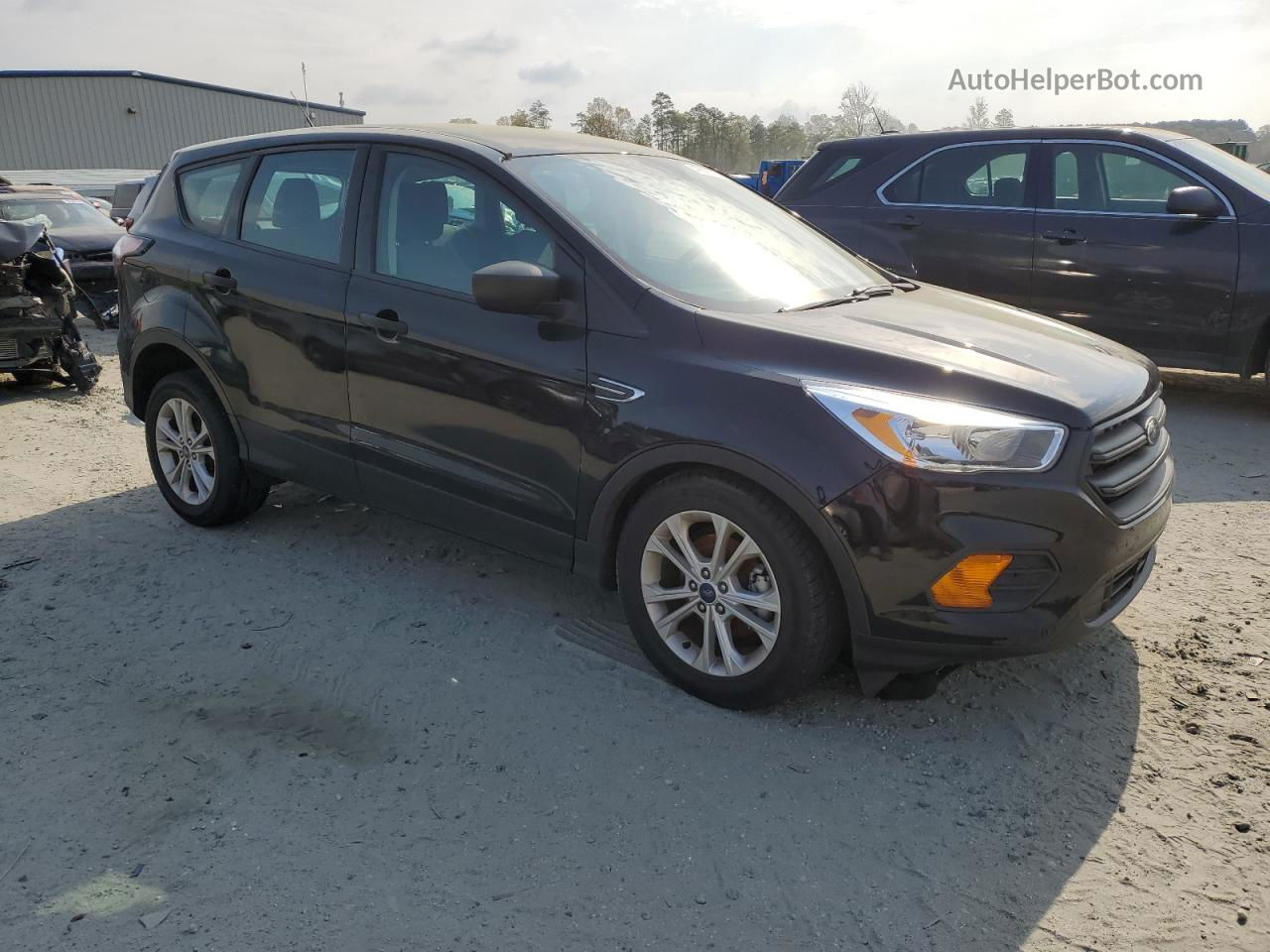 2017 Ford Escape S Black vin: 1FMCU0F75HUC59718