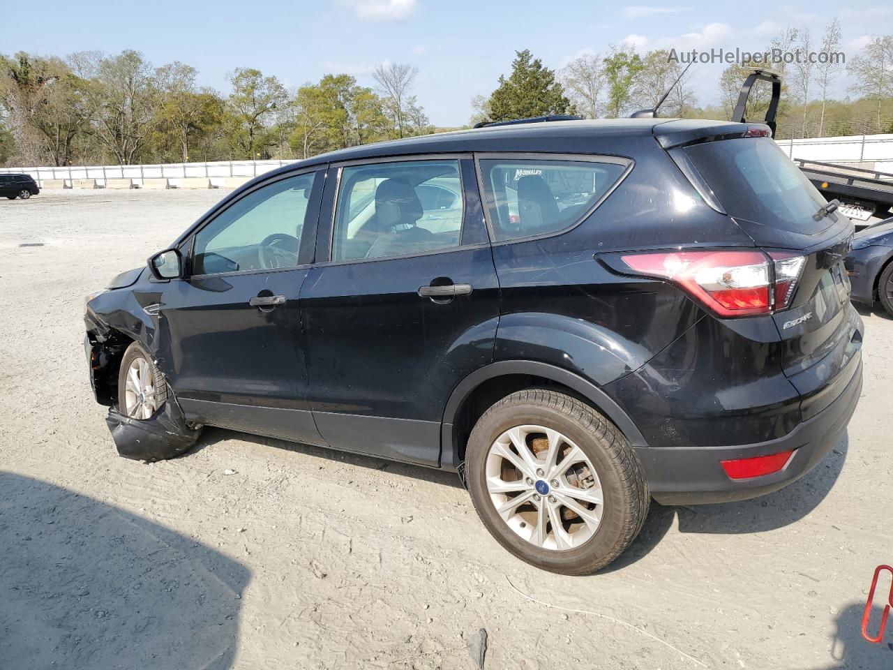 2017 Ford Escape S Black vin: 1FMCU0F75HUC59718