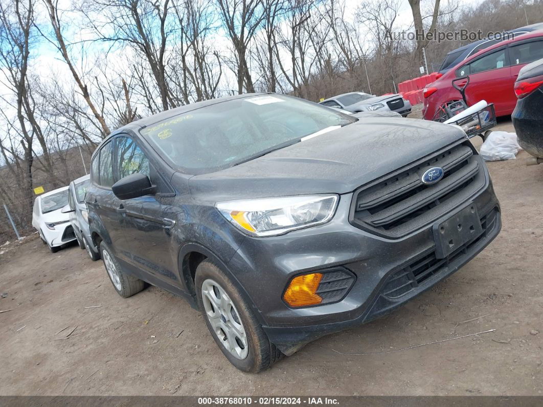 2017 Ford Escape S Черный vin: 1FMCU0F75HUD92110