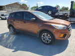 2017 Ford Escape S Orange vin: 1FMCU0F75HUE15739