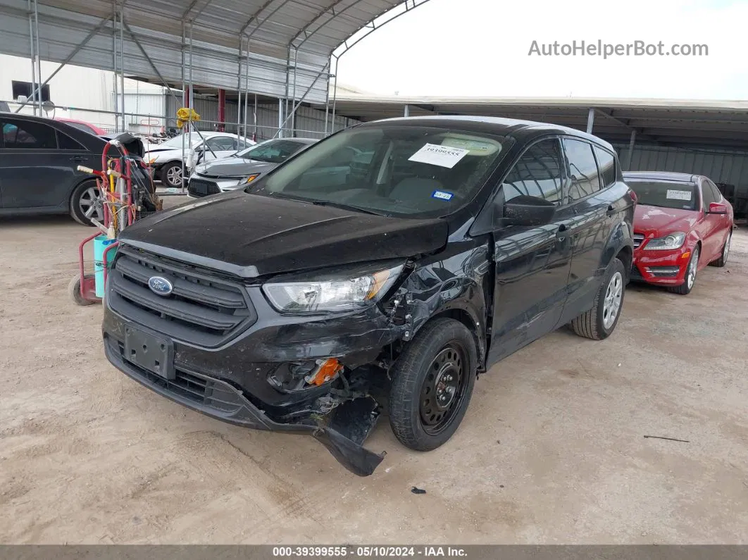 2019 Ford Escape S Black vin: 1FMCU0F75KUB77933