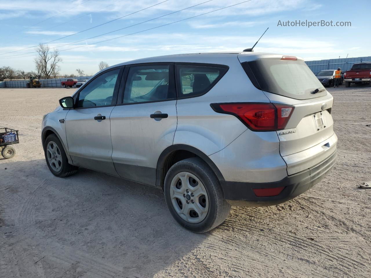 2019 Ford Escape S Silver vin: 1FMCU0F75KUB78001