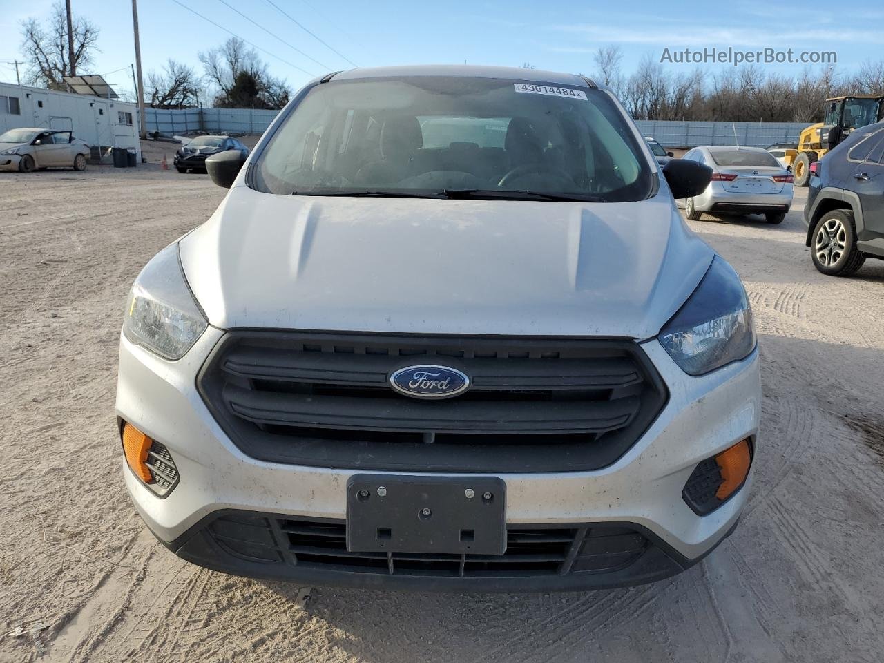 2019 Ford Escape S Silver vin: 1FMCU0F75KUB78001