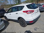 2013 Ford Escape S White vin: 1FMCU0F76DUB16335