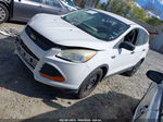 2013 Ford Escape S White vin: 1FMCU0F76DUB16335