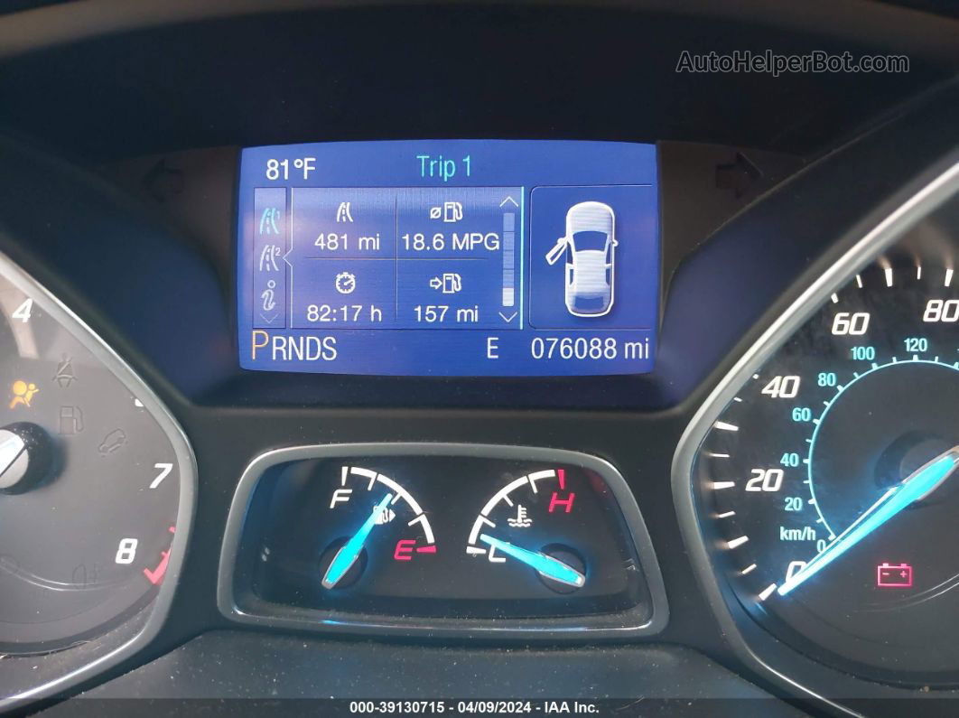 2013 Ford Escape S Черный vin: 1FMCU0F76DUC61441