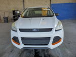 2013 Ford Escape S White vin: 1FMCU0F76DUD56520