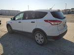 2013 Ford Escape S White vin: 1FMCU0F76DUD72488