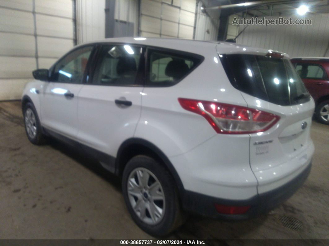 2014 Ford Escape S Белый vin: 1FMCU0F76EUD80334