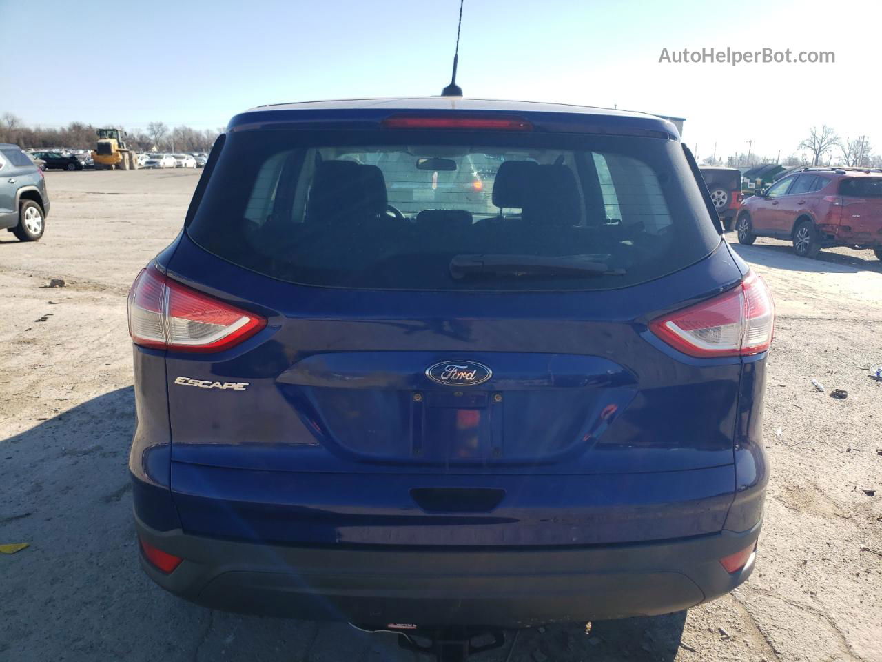 2015 Ford Escape S Blue vin: 1FMCU0F76FUA51781