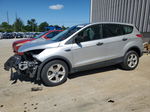 2016 Ford Escape S Silver vin: 1FMCU0F76GUA06051