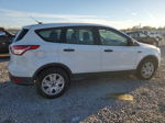 2016 Ford Escape S White vin: 1FMCU0F76GUA90629