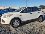 2016 Ford Escape S White vin: 1FMCU0F76GUA90629