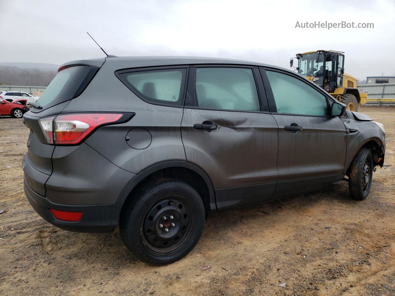 2017 Ford Escape S Gray vin: 1FMCU0F76HUB57196